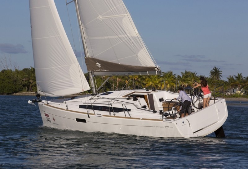 Yacht Charter LARK yacht rental price. Sun Odyssey 349 Sailboat charter Greece | Yacht4Less