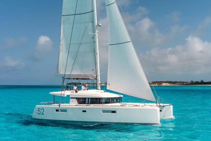 Yacht Charter Kepi yacht rental price. Lagoon 52 Catamaran charter Greece | Yacht4Less