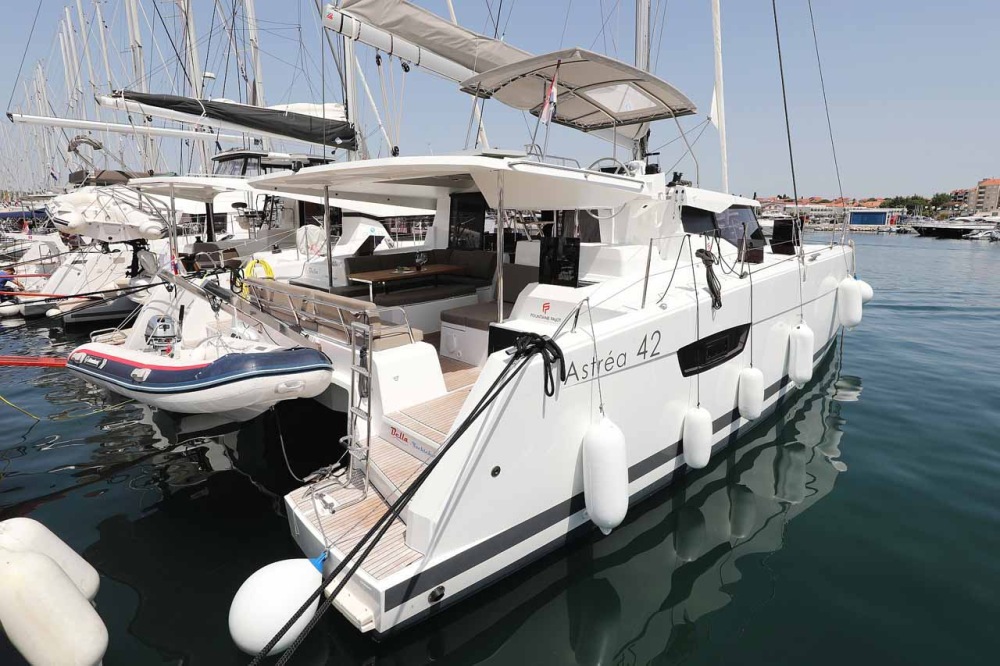 Yacht Charter Bella V yacht rental price. Fountaine Pajot Astrea 42 Catamaran charter Croatia | Yacht4Less